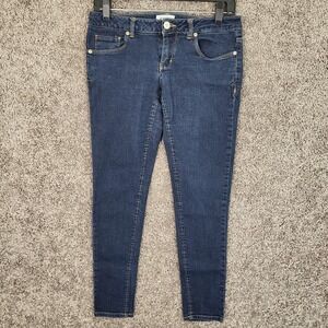 Aeropostale Lola Legging Jean Womens 7/8 28x28 Regular Blue Cotton Blend Stretch